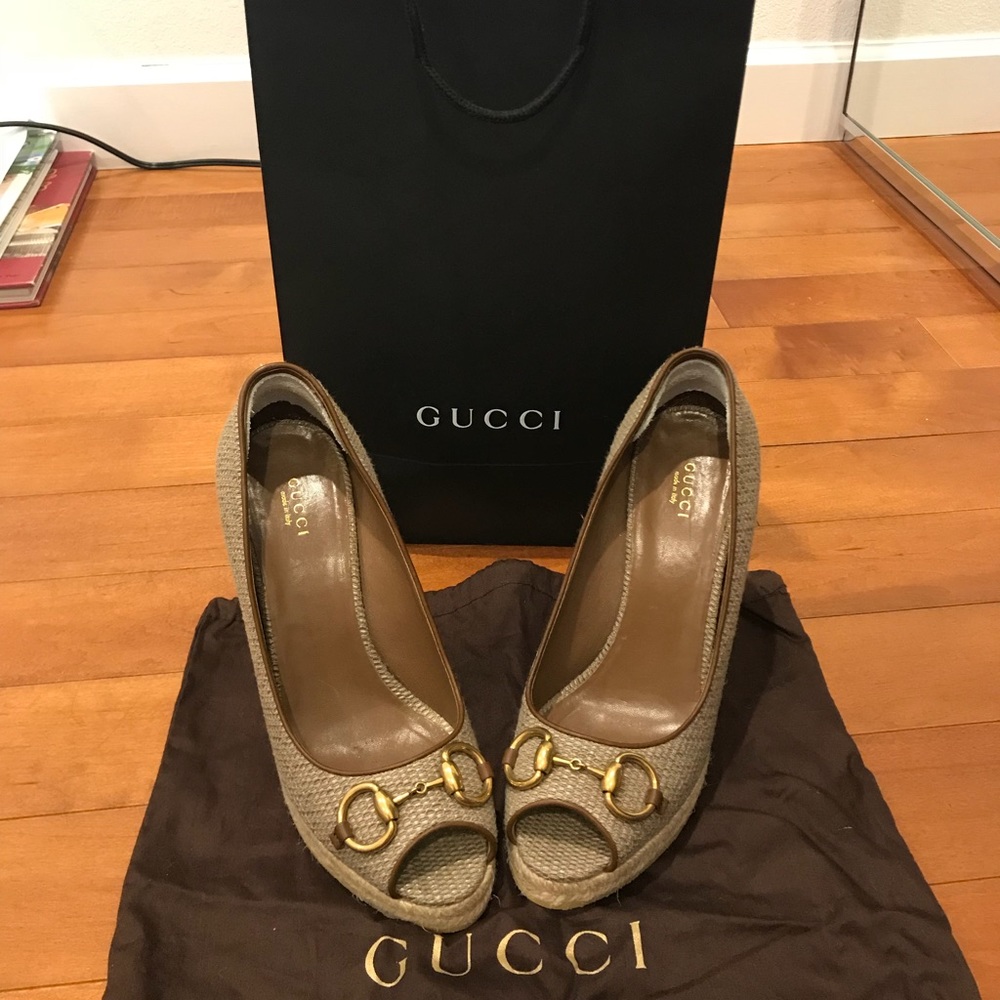🚫SOLD🚫 Gucci Horsebit Charlotte Wedges